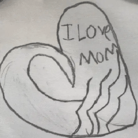Custom hand-drawn keychain artwork – personalized Drawni gift
